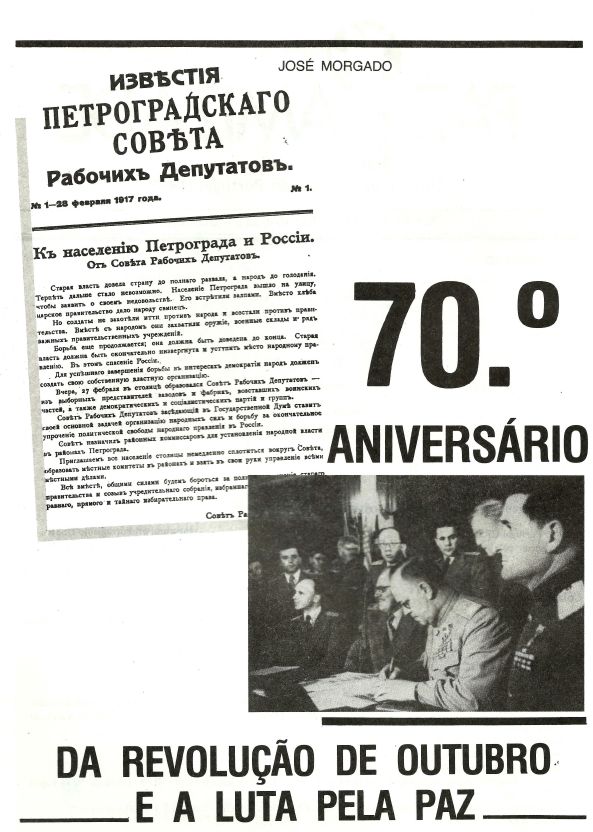 70 aniversario da Revolucao de Outubro e a luta pela paz